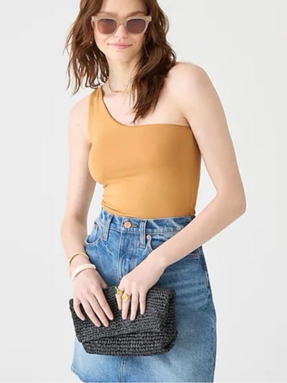 J.Crew FormKnit one-shoulder tank top